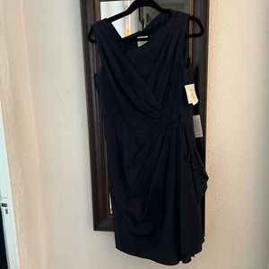 Suzi Chin for Maggie Botique Dress, 14, Navy